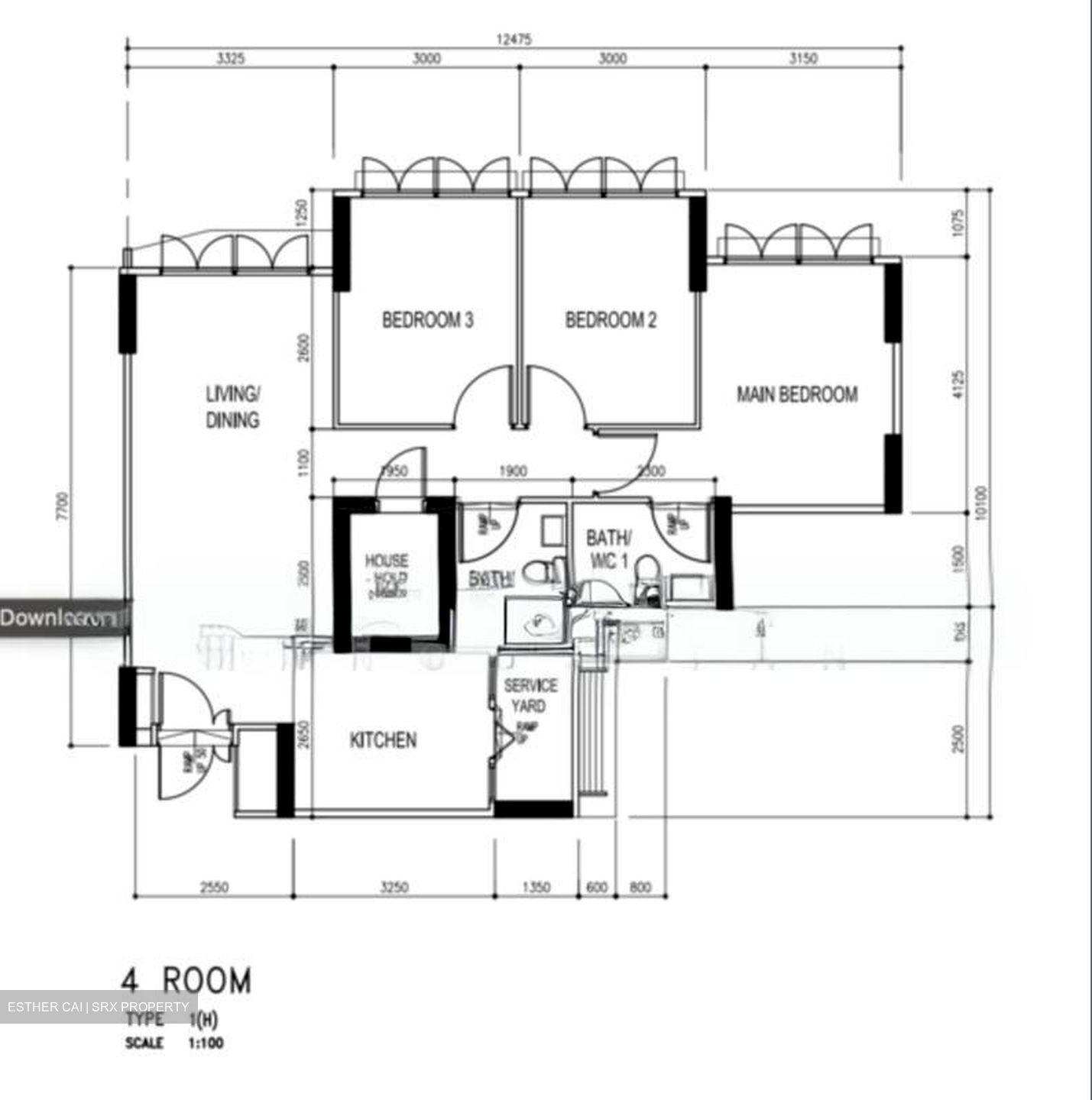 Blk 313C Punggol Parcvista (Punggol), HDB 4 Rooms #518210211